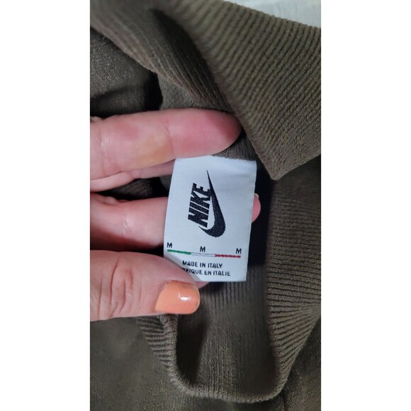 Nike Made in Italy Knit Joggers Women’s Medium AH8484-243‎ Olive Brown SP18 - Picture 3 of 9